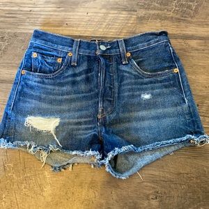 Levi’s dark wash Jean shorts